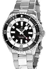 Breitling SuperOcean Automatic 42mm Black Dial SS Men's Watch A17375211B1A1