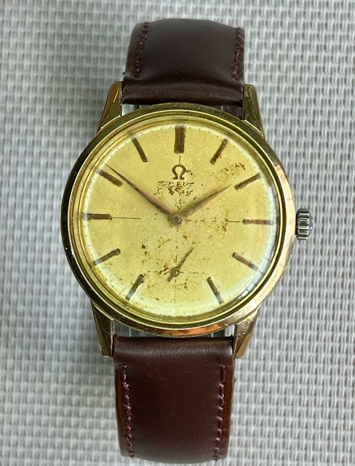 Omega Seamaster 269 Manual Winding Gold Dial Watch Men's  125.003-62