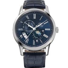 Orient Sun & Moon RN-AK0004L Automatic Blue Dial Men's Watch Day Date Japan