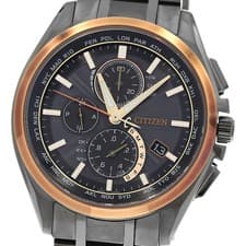 Citizen Attesa 100th Anniversary Solar Watch AT8046-51E Black Titanium