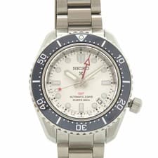 Seiko Prospex Diver SBEJ029 Automatic Watch SS Silver Used