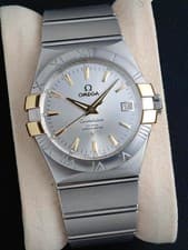 Omega Constellation Co-Axial Gold Automatic Bracelet Watch 35mm 123.20.35.20.02.