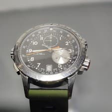 Hamilton Khaki ETO Quartz Chronograph Watch Mens 330ft Water Resistant