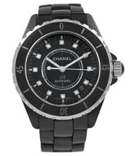 Chanel J12 Chromatic H1626 Diamond Ceramic Steel Date 38MM Unisex Automatic