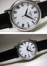 Tissot Carson Quartz Watch Classic Leather Strap Steel  Authentic Used From Japa