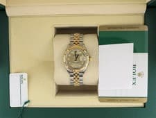 2017 Rolex Ladies Datejust 279173 Champagne Diamond Dial TT Jubilee W Paper 28mm