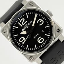 Bell & Ross BR 03-92 42mm Steel Black Dial Automatic Box Papers Serviced