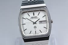 1978 [N MINT] Vintage Seiko Grand Quartz 9256-5010 Silver Dial Men's Watch JAPAN