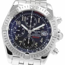 Breitling A13356 Chronomat Evolution Date Automatic Men s Good Condition with  9
