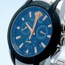 Versace Medusa Chronograph Watch 42mm Quartz Mens Unisex Classic wrist 18cm