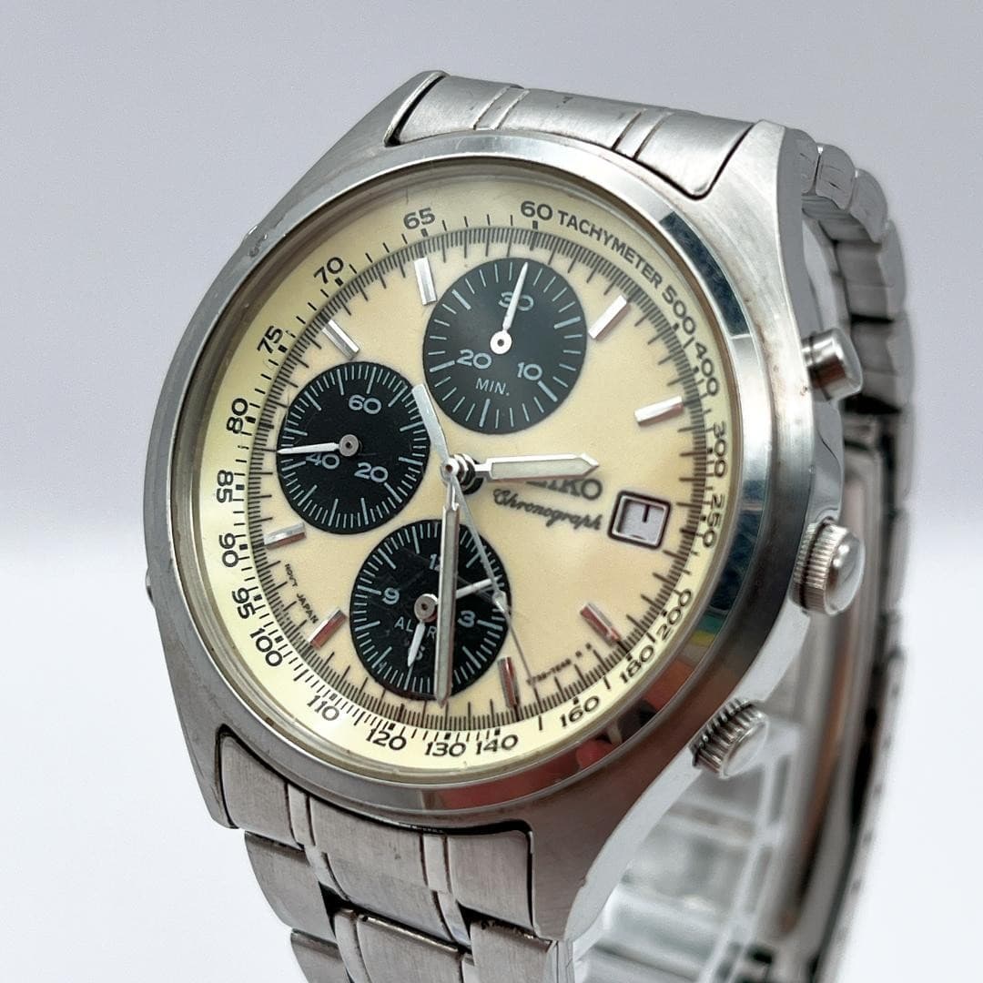 SEIKO 7T32-7C60 Chronograph Date QZ WT1