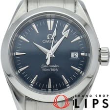 Omega Seamaster Aqua Terra quartz 29mm 2577.80 box and warranty SS ladies watch