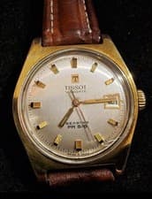 Tissot Seastar PR 516 Gold Plated, Vintage Watch 