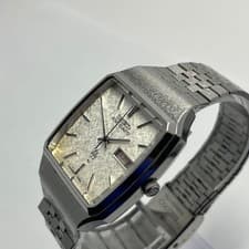 SEIKO King Quartz 5856 5000 Vintage Watch Silver Dial 1977 Rare Collectible