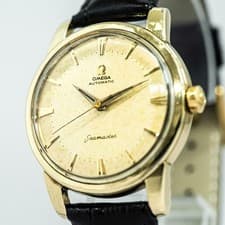 *Vintage 1958* OMEGA Seamaster Cal.501 Automatic Gold Dial 36mm Men's Swiss Made