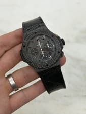 Hublot Big Bang 301.QX.1740.GR 44mm Carbon Black Dial Auto Watch - FOR PARTS