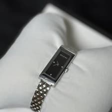 Gucci 3-Piece Diamond G Frame Square Watch Official