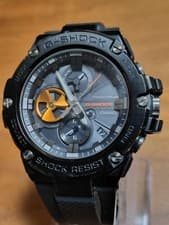 CASIO G-SHOCK GST-B100B-1A4JF G-STEEL Solar Bluetooth Watch Black Orange Japan**