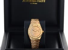 AP Royal Oak 'Cascade' Diamond Ladies 33mm 18kt Pink Gold, 67654OR.ZZ.1264OR.01