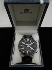 EDIFICE EQB-2000YDC-1AJF Solar Watch - Men's Black Resin Band