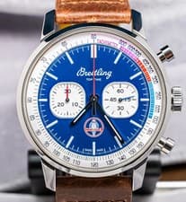 Breitling Top Time Shelby Cobra 41mm Blue Dial Complete 2022 Steel A41315
