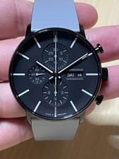 Junghans Form A Chronoscope Automatic Watch 027/4371.01 Chronograph 42mm