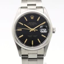 Rolex Oyster Perpetual Date Ref.15200 Black Dial Box and Papers ser.U