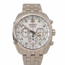 Seiko Astron Titanium Radio Solar Watch SBXY025 Used From Japan