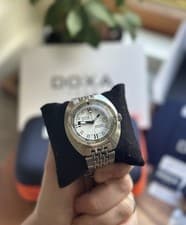 DOXA SUB 300 Whitepearl Automatic Diver w/ Box & Papers Stainless Steel