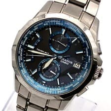 CASIO Oceanus Chronograph Men's Watch Very Good Used Condition