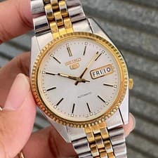 RARE Seiko President SNXJ90 Automatic 7S26-0500 White Dial American Psycho Watch