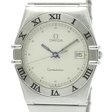 OMEGA Constellation Stainless Steel Quartz Mens Watch 396.1070 Polished BF591813
