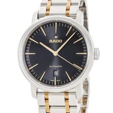 RADO DiaMaster XL R14077163 Automatic Men's Stainless Steel Black Dial #HD572