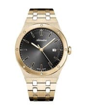 ADRIATICA Men Quartz Casual Watch Classic Dress Black Dial Waterproof Swiss 42mm