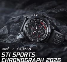 Citizen x SUBARU STI Sports Chronograph 2026 Eco-Drive Limited 500 New