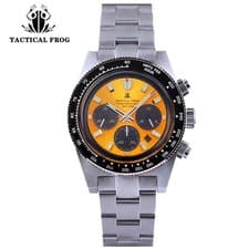 Tactical Frog V2 Solar Chronograph Watch Sapphire Crystal Ceramic Bezel 20Bar