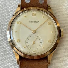 Vintage Ulysse Nardin 14K Solid Gold Manual Wind Men’s Watch