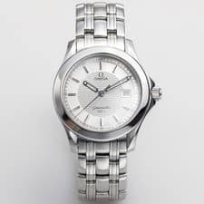 Omega Seamaster Professional 120M Quartz Men Silver Vintage Watch Date 36 mm