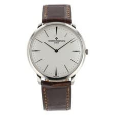 Vacheron Constantin Patrimony 18k White Gold Silver Dial 40mm Manual Mens 81180