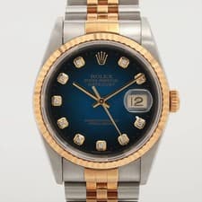 Rolex DATEJUST 36 16233G SS×YG SS×YG AT Blue-Gradatiion-Face