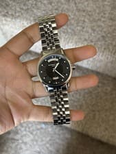 Raymond Weil Freelancer Automatic Day-Date Men's Watch black dial with open back