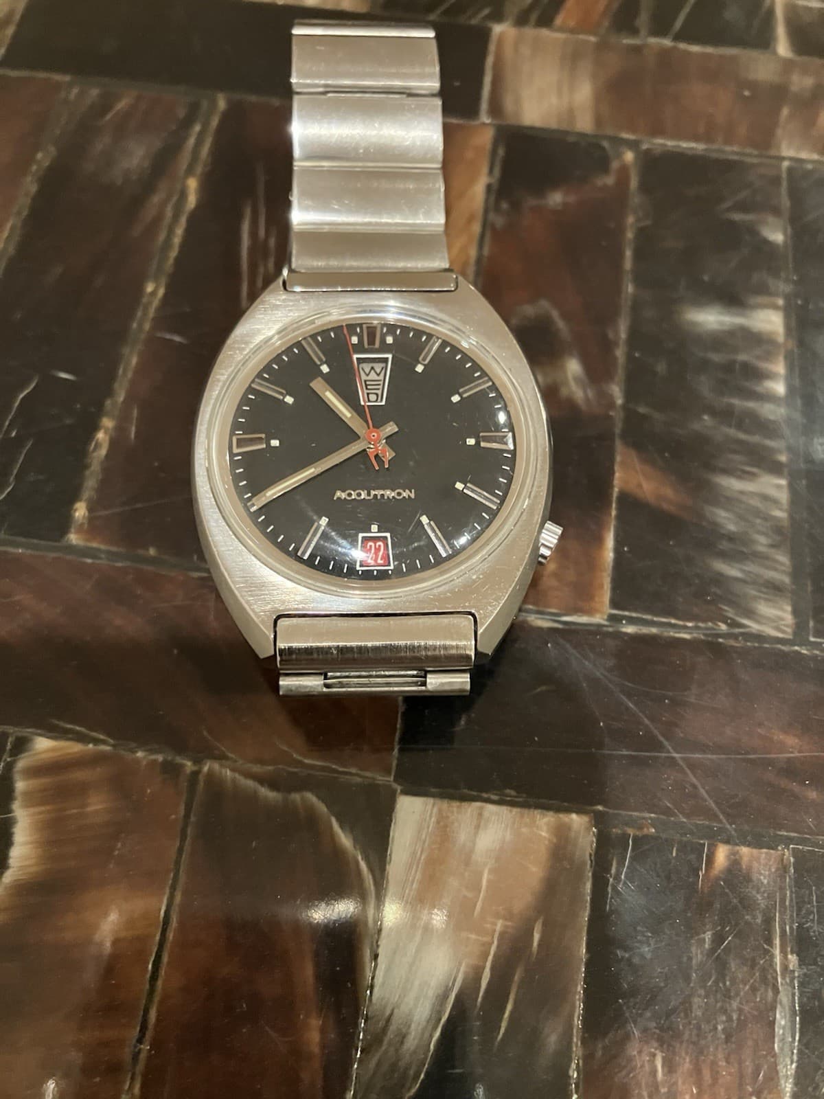 Rare Bulova Accutron "Up-Down" Day/Date M9 1969 With Original Bracelet!