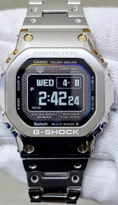 Casio G-Shock GMW-BZ5000RC-1JR AI Generative Design Rainbow IP Metal Solar