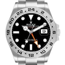 Rolex Explorer II 42 Steel Black Dial Mens Watch 226570 Box Card