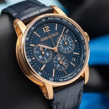 Audemars Piguet Code 11.59 Chronograph Rose Gold Blue Dial- 26393OR NEW & UNWORN