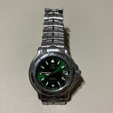 TAG HEUER 6000 SERIES WH1117 GREEN 604111