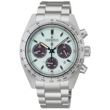 Seiko Prospex Speedtimer 39mm Green Dial Stainless Steel Watch SSC965