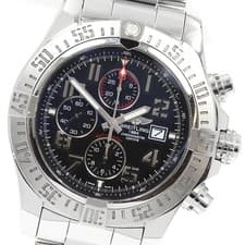 BREITLING Super Avenger II A13371 Date Chronograph Automatic Men's Watch_948659