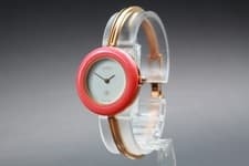[Near MINT] Vintage GUCCI Change Bezel 11/12 Gold Quartz Women's Watch JAPAN
