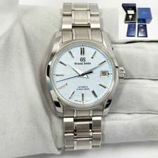 2022 Grand Seiko Heritage Collection Soko Frost SBGH295G 40MM Blue Ss Box Paper